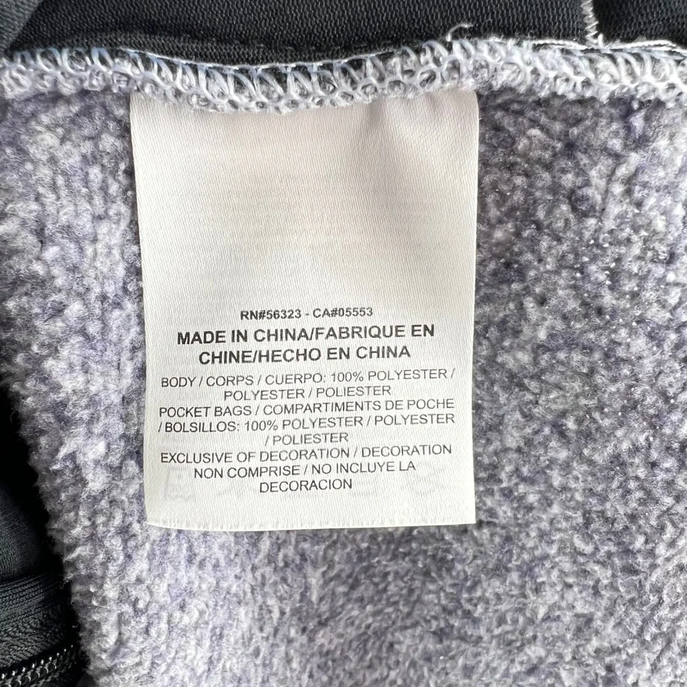 Nike Full Zip Sweater Fleece Jacket Womens Size L Grey Polyester Warm Athleisure